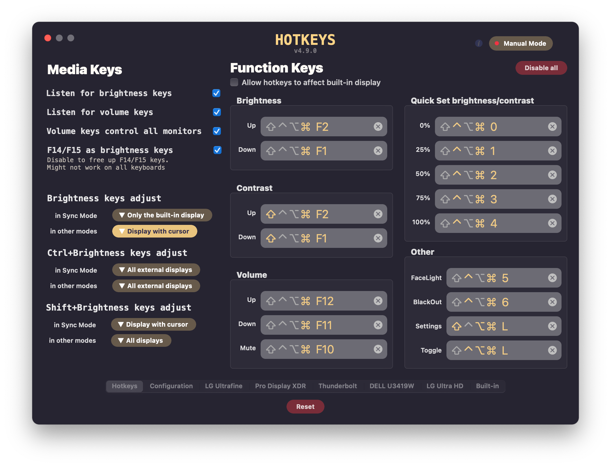 send keys to all monitors setting