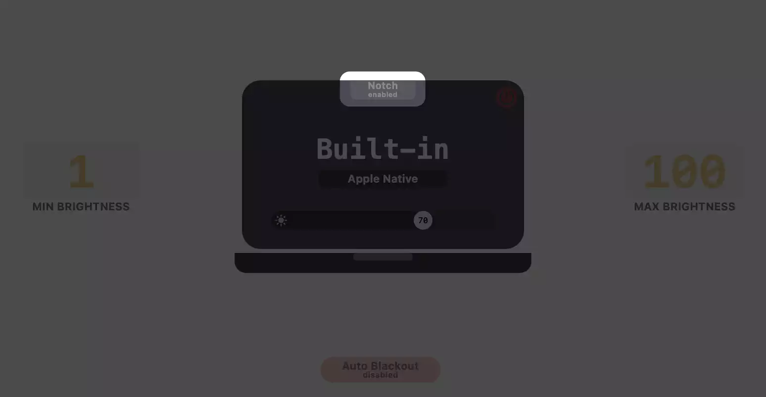 Notch button