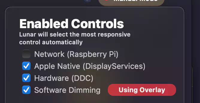 overlay button